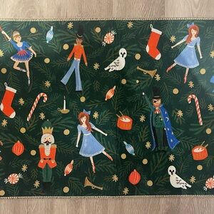 Rifle Paper Co. Festive Nutcracker Mat.